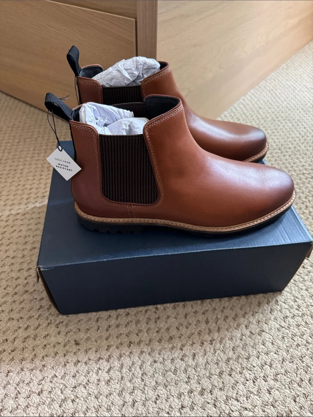 Cole Haan Midland Lug Sole Water-Resistant Chelsea Boots